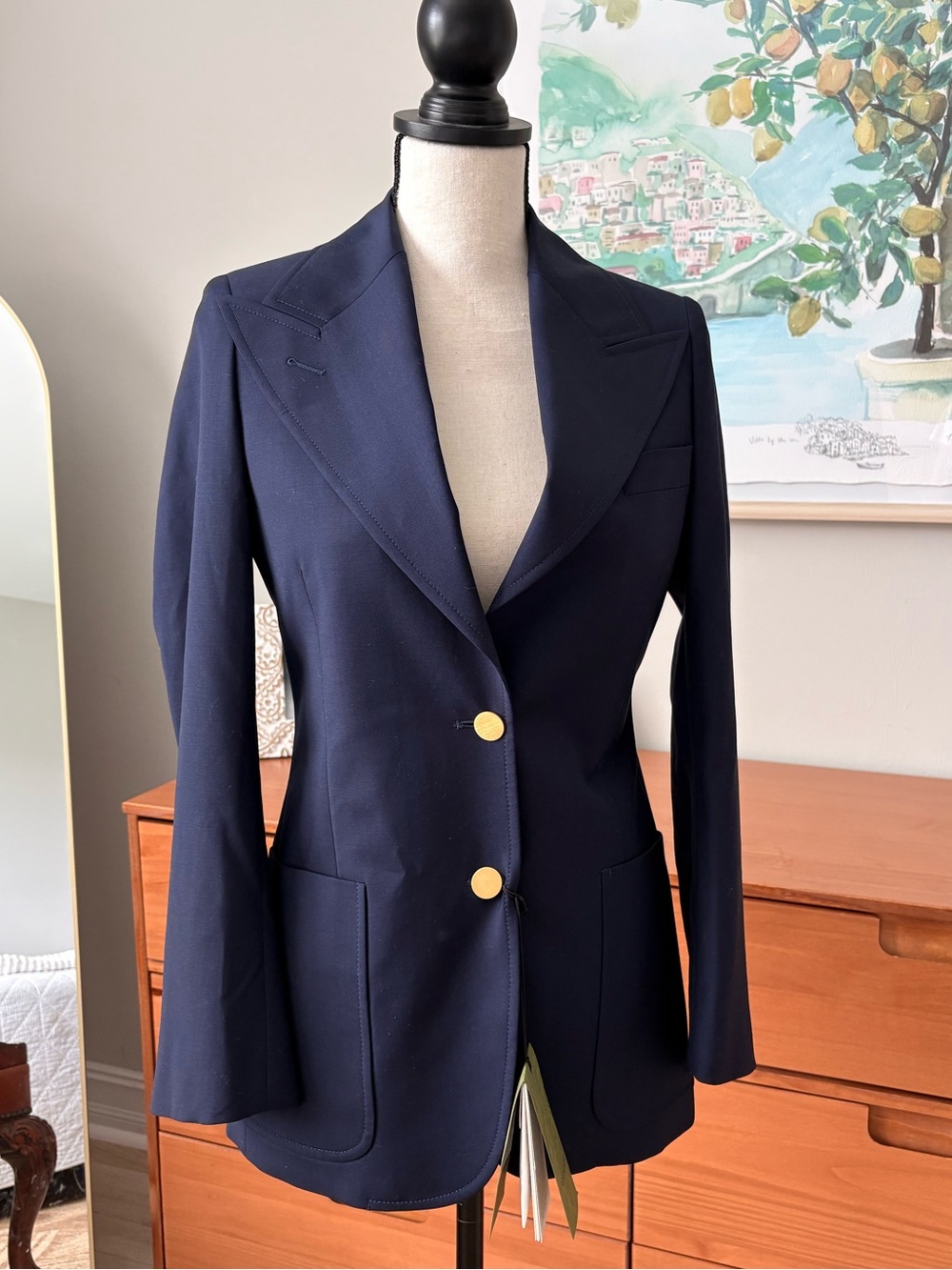 Gucci (uniform) Navy Blazer with Gold Buttons